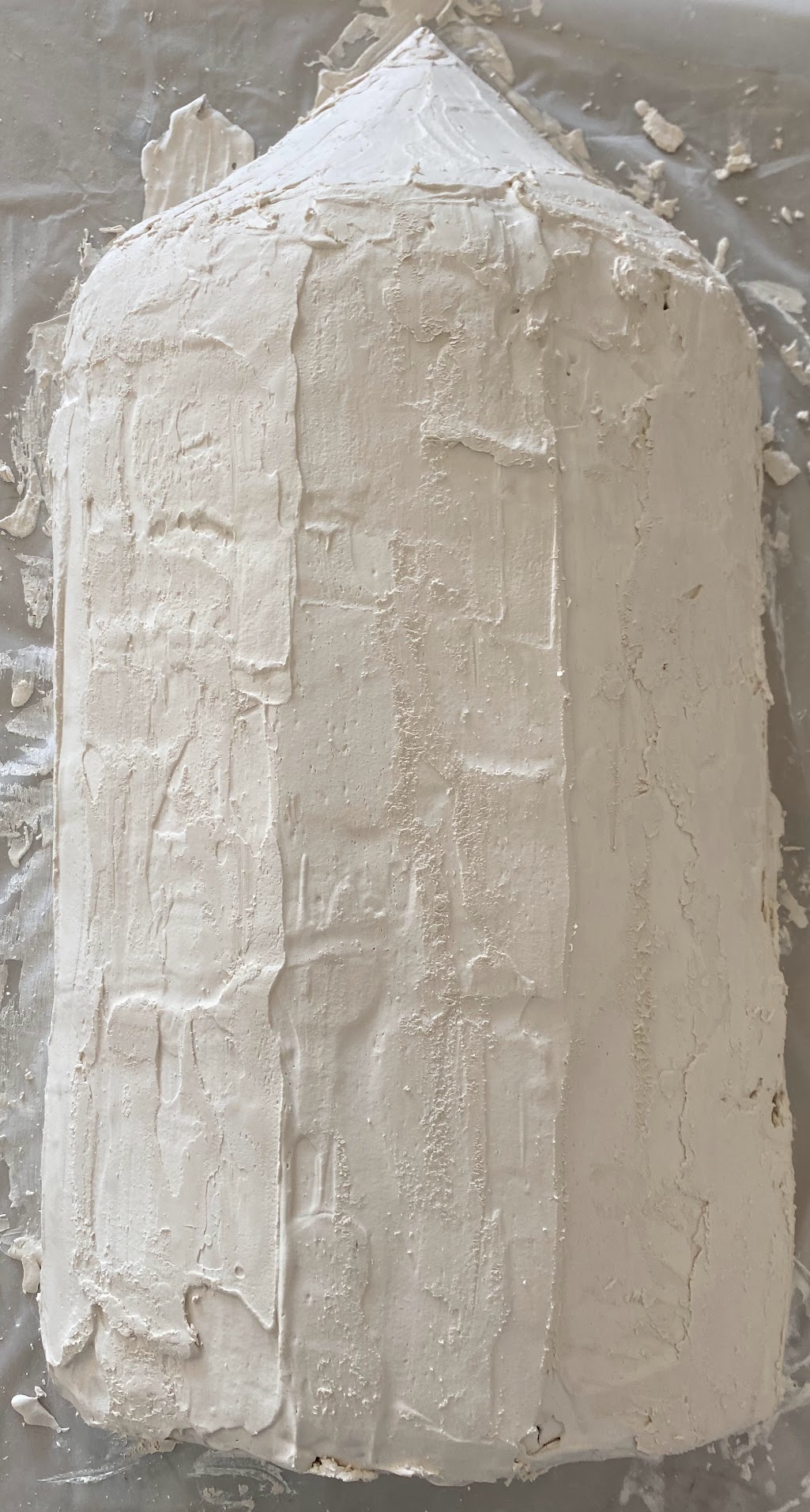 Plaster mould of the hull