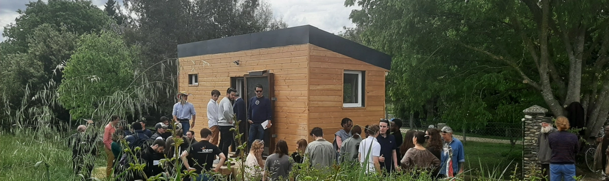 Completed Tiny House donated to homeless association GAF