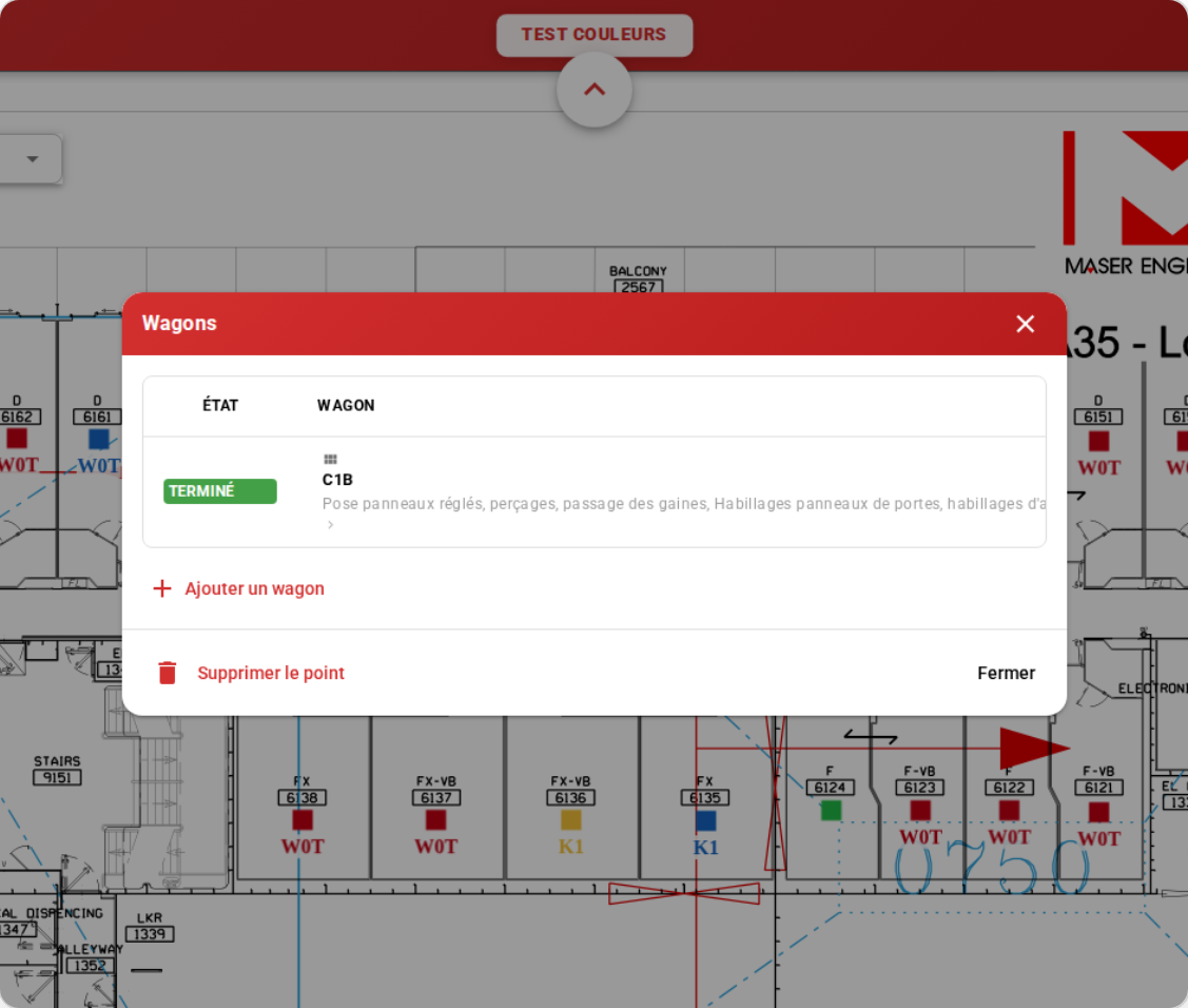 Field entry dialog